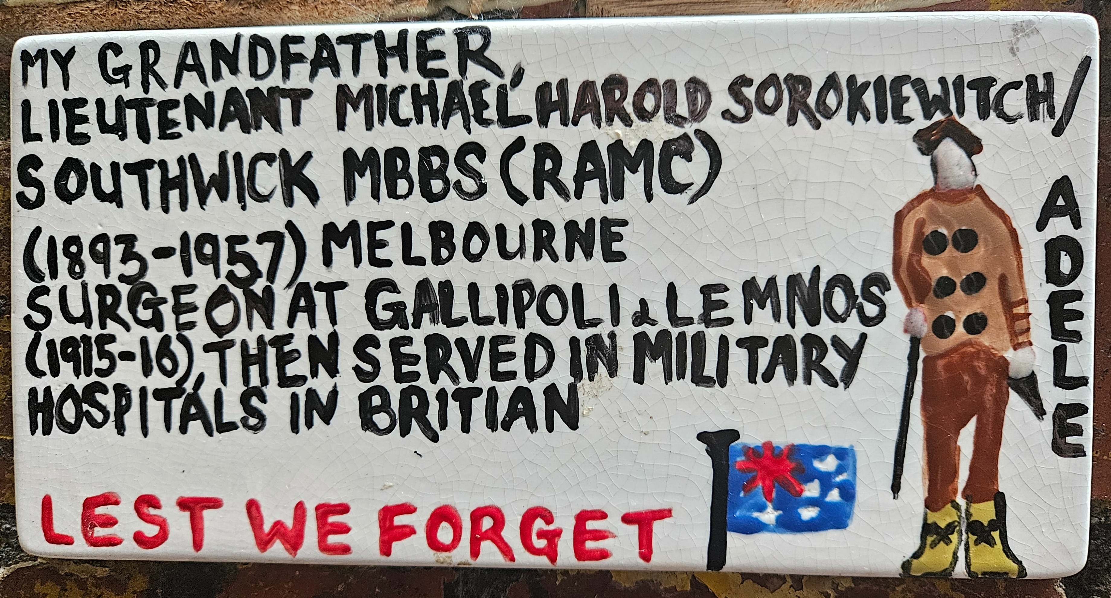 Anzac day activities for kids can include writing a thank-you message to veterans
