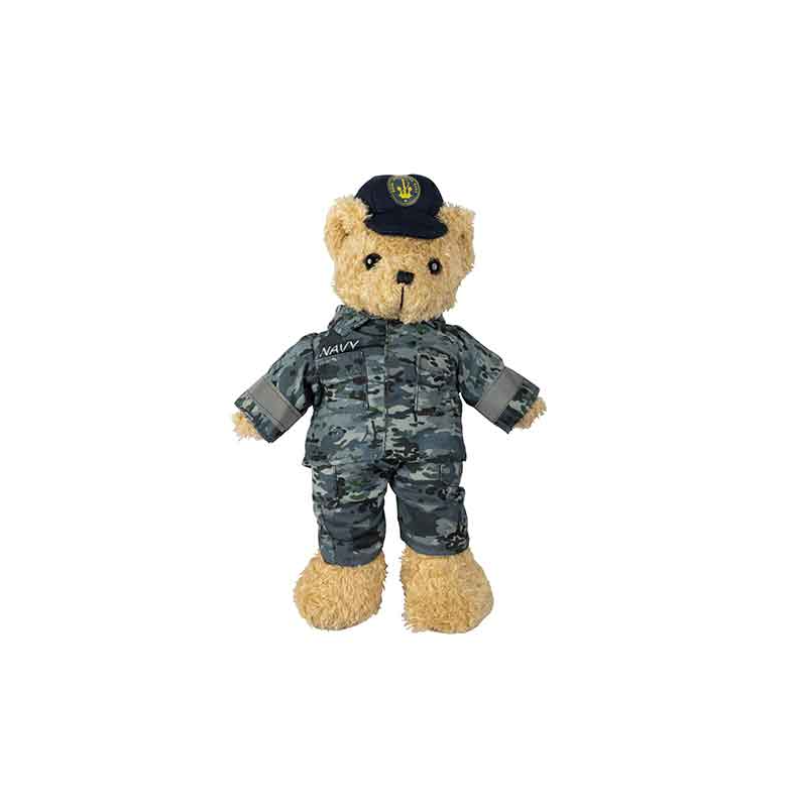 Navy Camo Bear